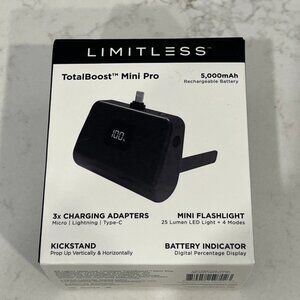 Limitless TotalBoost Mini Pro 5,000mAh Universal Power Bank